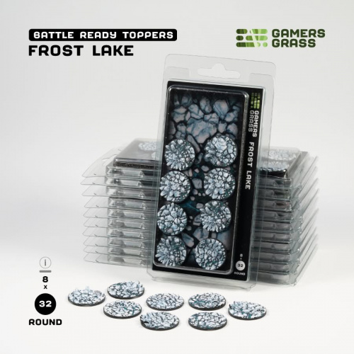 Gamers Grass: Frost Lake - Round 32mm (x8)